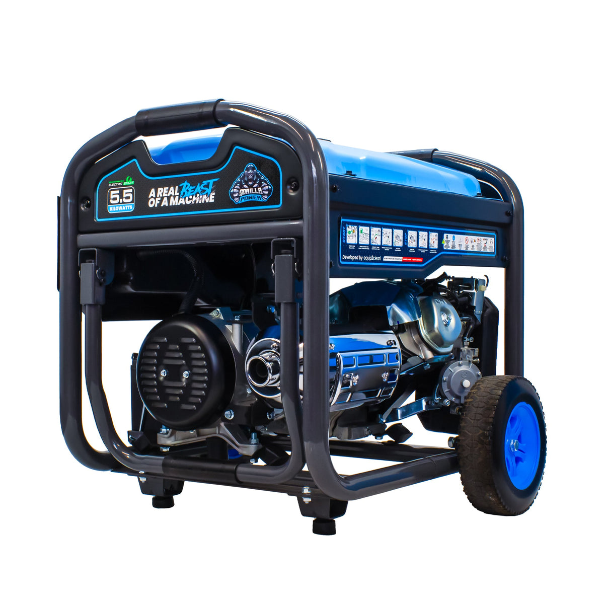 Gorilla Power 5500W Dual-Fuel Generator with Electric Start - GP5500E-DF – Reliable & Fuel Efficient