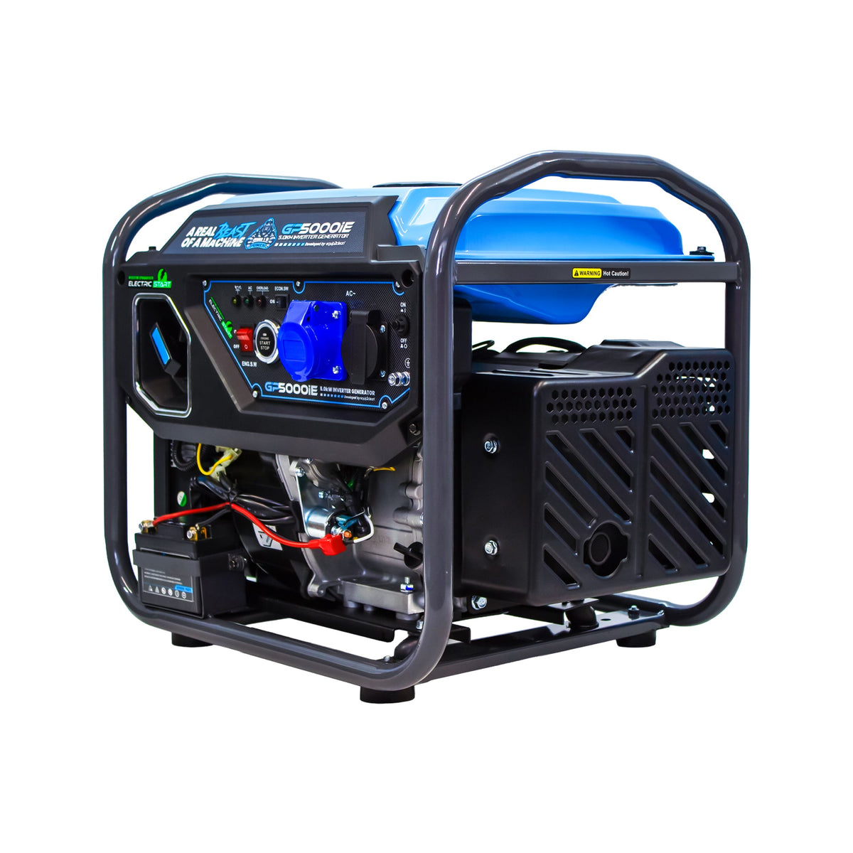 Gorilla Power 5000W Inverter Open Frame Generator with Electric Start - GP5000iE β Maximum Power & Efficiency