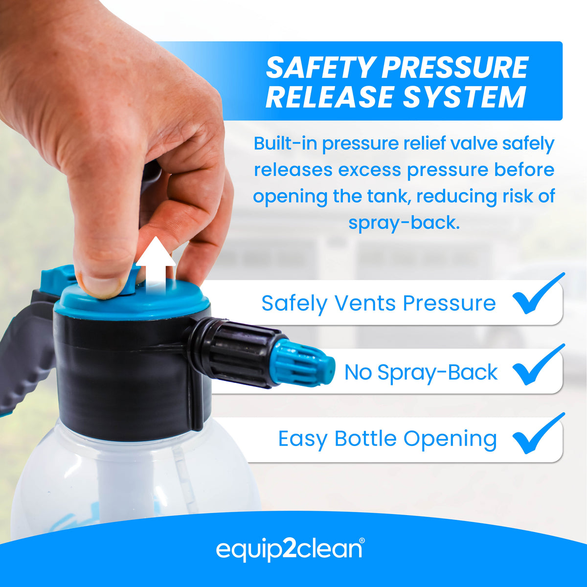 DTLR® Spray Cannon - pump action with VITON seals - 2 litre