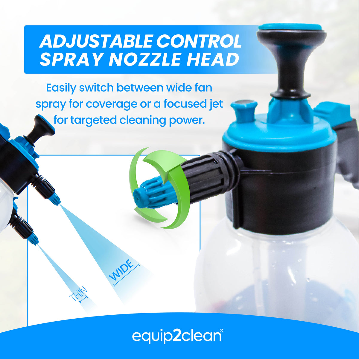 DTLR® Spray Cannon - pump action with VITON seals - 2 litre