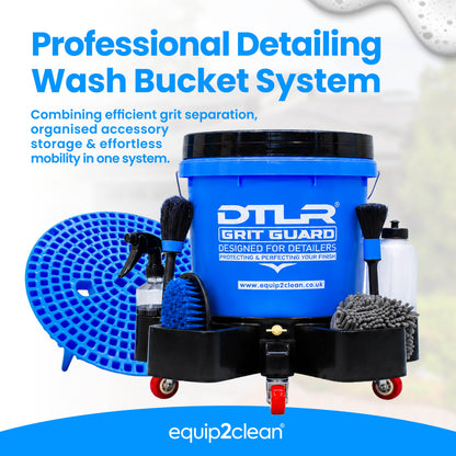 DTLR® Grit Guard Wash bucket with Trolley