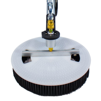 Aquaspray® Rotary Solar Panel/Roof Cleaning Brush With 18ft Telescopic Lance