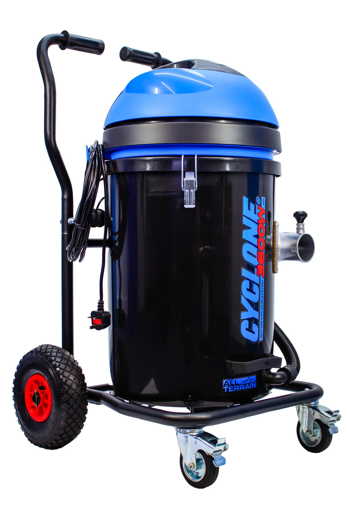 Kiam CYCLONE® All Terrain Gutter Vacuum System 3600W 76L Polypropylene (Black)