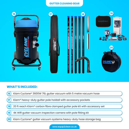 Bronze - Ultimate Honda Exterior Cleaning Business Start-Up Package - Pressure Washing, Gutter, Window, Roof Cleaning Equipment
