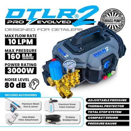 Kiam® DTLR 2 Pro® Electric Pressure Washer 160 Bar 10 LPM