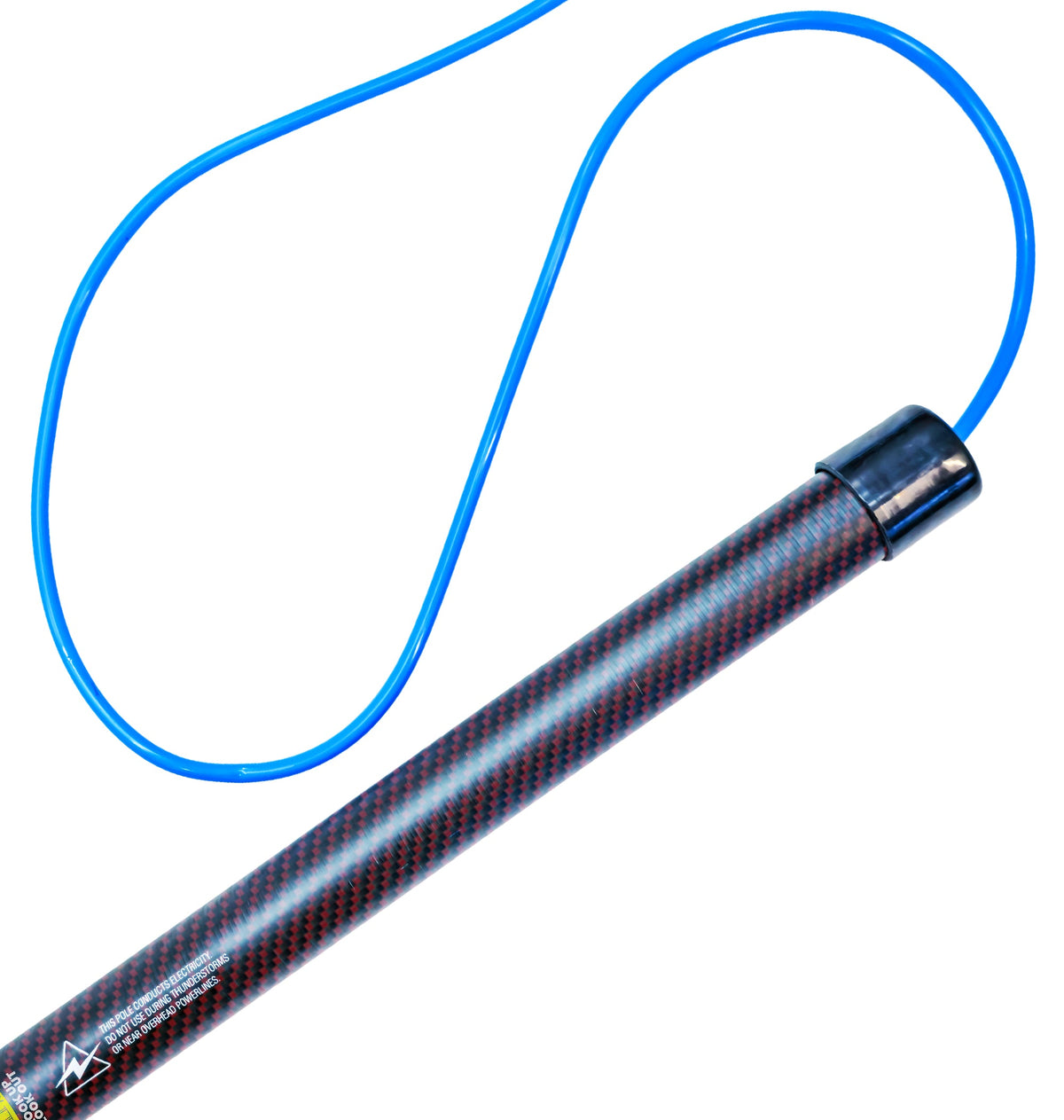 Aquaspray® Venom 40ft 100% Carbon Kevlar Insulated Waterfed Window Cleaning Pole 8-Section