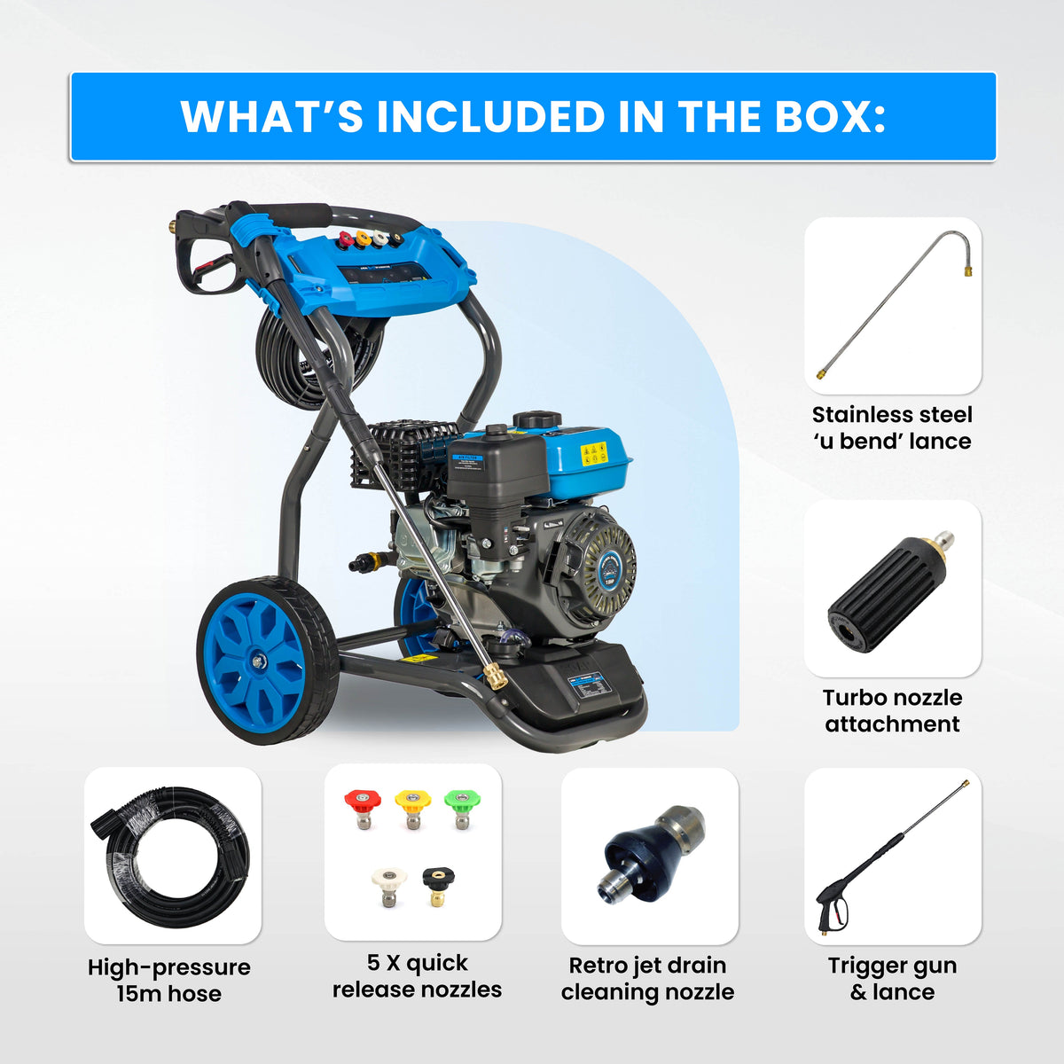 Gorilla Power GP4900ETP Petrol Pressure Washer