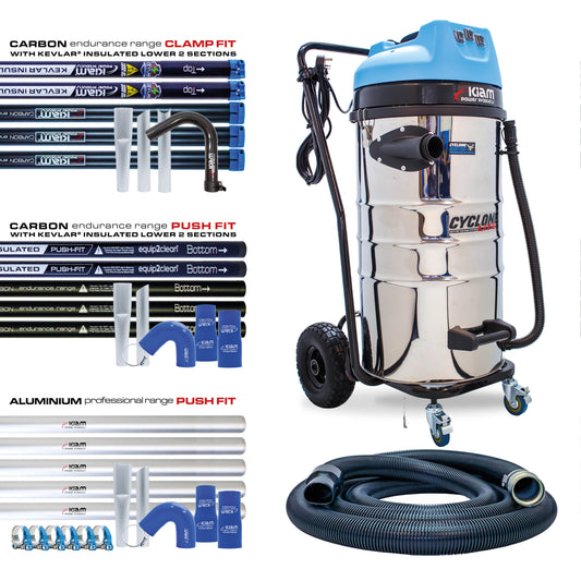Cyclone Lite® KV100 Gutter Vacuum 3600W - Side Entry