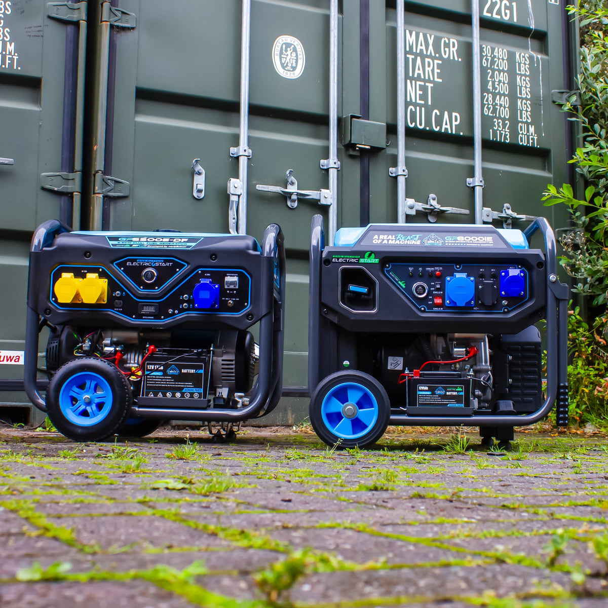 Gorilla Power 8000W Inverter Open Frame Generator with Electric Start - GP8000iE  – High Performance & Fuel Efficient