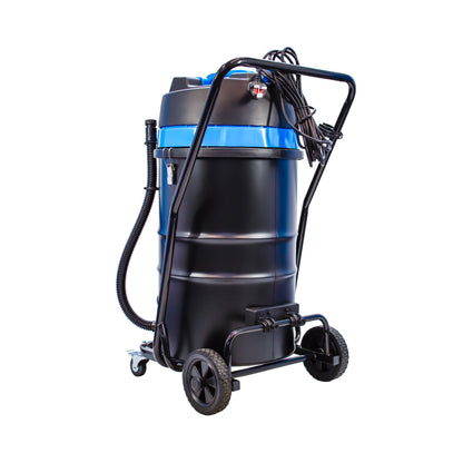 SiteVac® KV80-3F – Triple Motor Warehouse Vacuum (3600W) with Front-Mounted Squeegee
