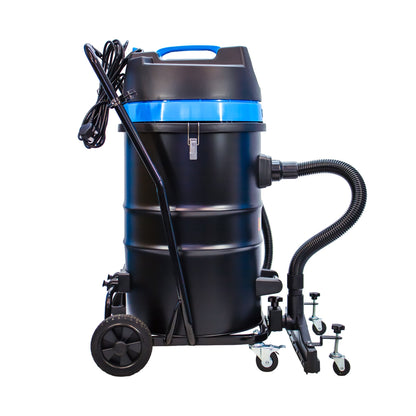 SiteVac® KV80-3F – Triple Motor Warehouse Vacuum (3600W) with Front-Mounted Squeegee