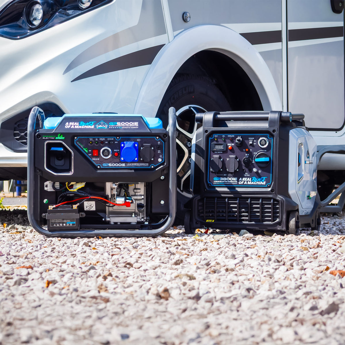 Gorilla Power 5000W Inverter Open Frame Generator with Electric Start - GP5000iE  – Maximum Power & Efficiency