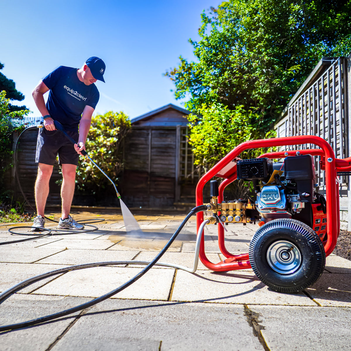 Kiam Warrior 3400P Petrol High Pressure Washer Jet Cleaner (9HP)