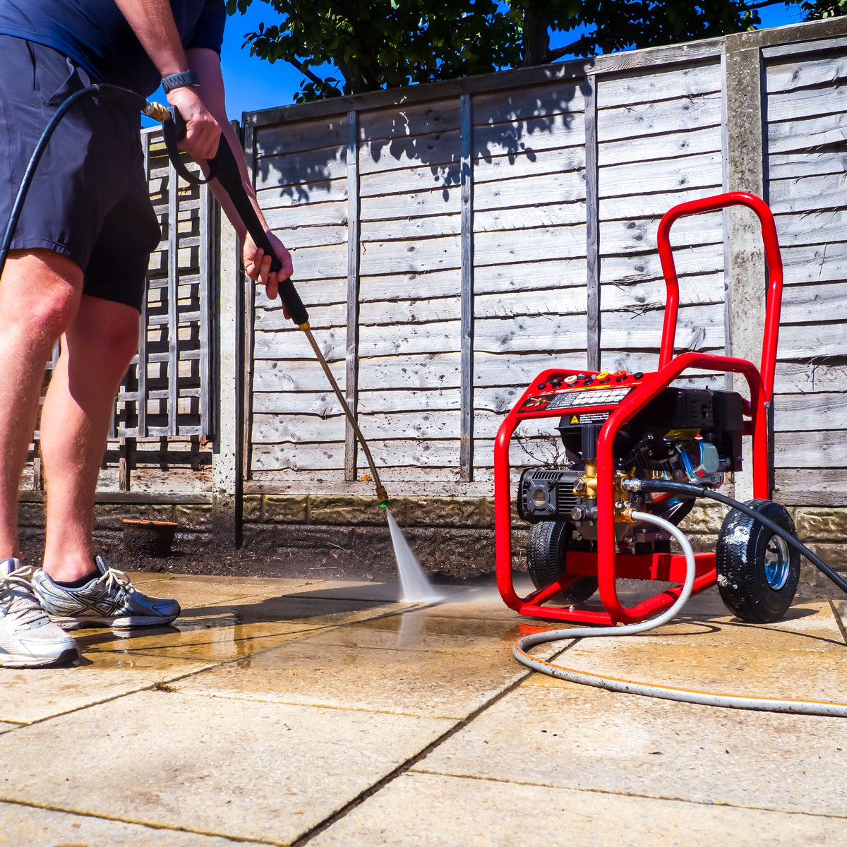 Kiam Warrior 3400P Petrol High Pressure Washer Jet Cleaner (9HP)