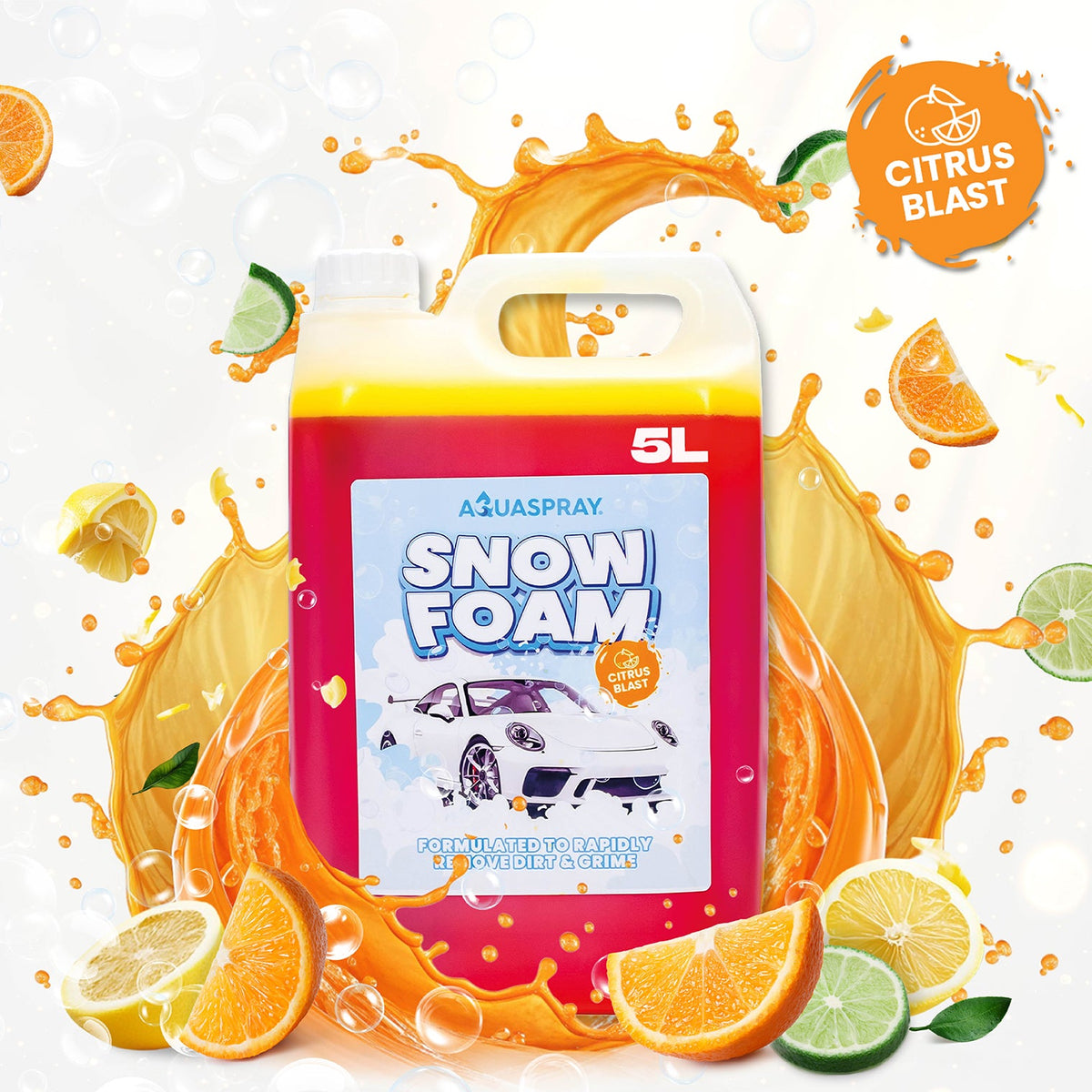 Aquaspray® Snow Foam Car Wash Detergent (5 litres)